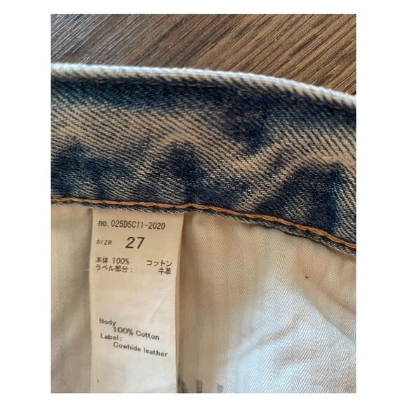 MOUSSY Vintage Distressed Skinny Jeans – Size 27 – Japan Made - Picture 10 of 14